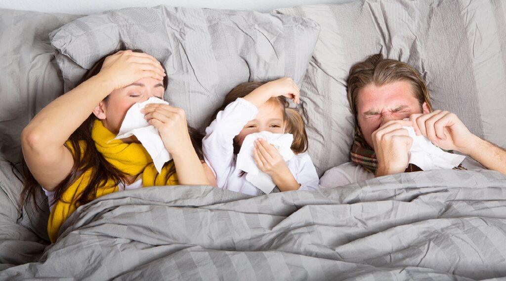 Grippe oder Erkältung, Erkältungszeit